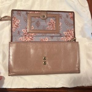 HOBO large wallet with many card slots and 2 different areas to use